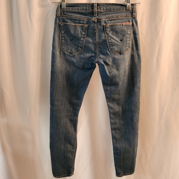 Hudson Womens Krista Super Skinny Crop Jeans Size 26 Distressed - Picture 2 of 7